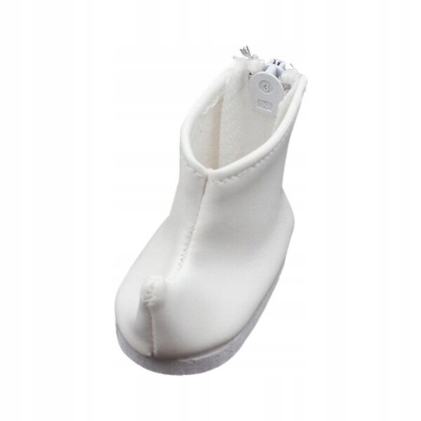 2 Paar handgefertigte weiße Schuhe für 1:6 Puppen-Modeaccessoires
