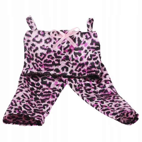 Kleidungsset mit Panther-Print für 18-Zoll-Modepuppen