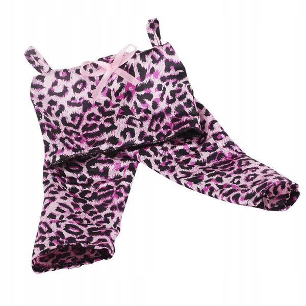 Kleidungsset mit Panther-Print für 18-Zoll-Modepuppen