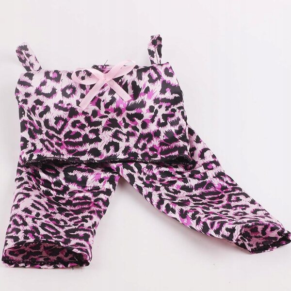 Kleidungsset mit Panther-Print für 18-Zoll-Modepuppen