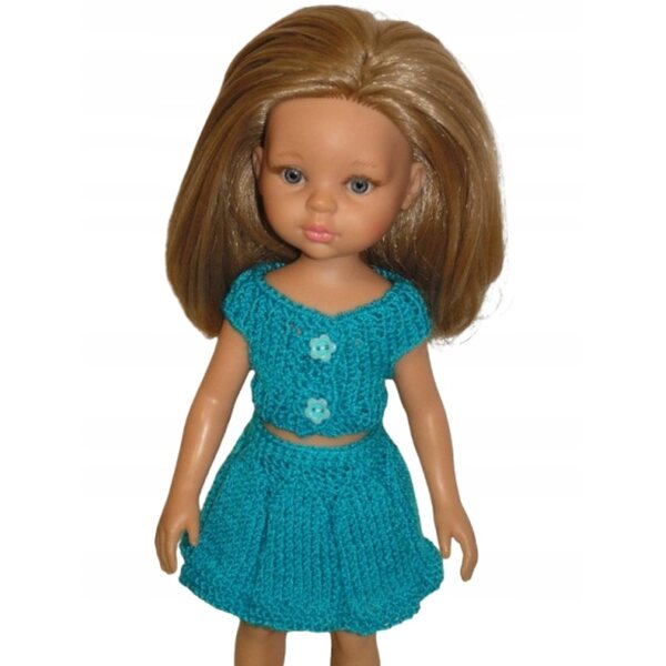 Handgefertigte Kleidung für Paola Reina 32 cm Puppe - Buntes Outfit