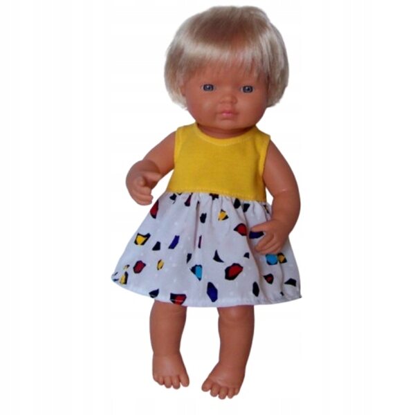 Ubranka per bambole 38 cm - Vestito con chiusura a strappo in tessuto