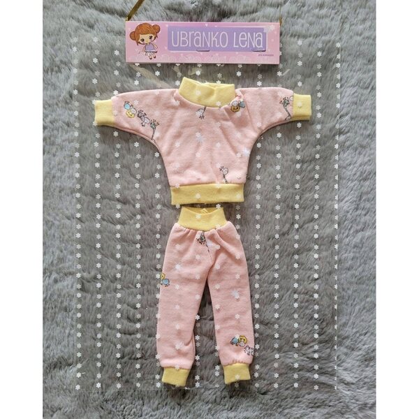 Rosa Kleidung für 36 x 26 cm große Puppen, weicher Stoff – ideal für Mädchen ab 3 Jahren