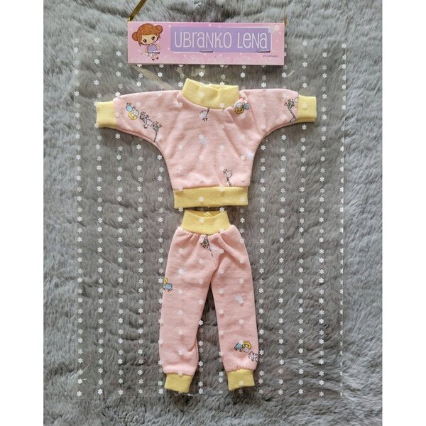 Rosa Kleidung für 36 x 26 cm große Puppen, weicher Stoff – ideal für Mädchen ab 3 Jahren