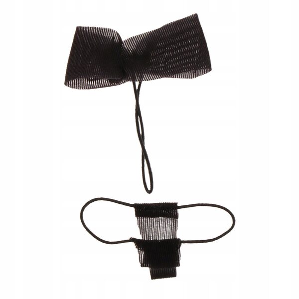1/12 Schwarzes Dessous-Set für 6-Zoll-Puppen, Miniatur-Frauenkleidung