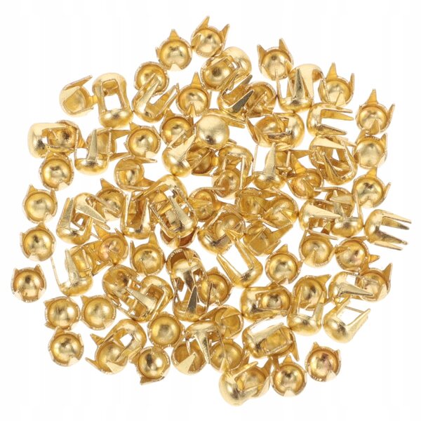 Mini Niti Pazurowe in Metallo Oro per Progetti DIY di Abbigliamento e Accessori