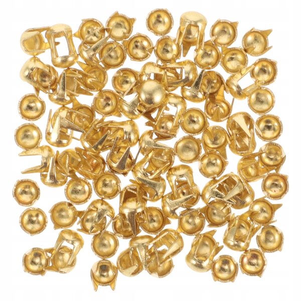 Mini Niti Pazurowe in Metallo Oro per Progetti DIY di Abbigliamento e Accessori