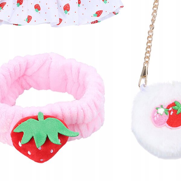 Plüschkleidung für 25–30 cm große Puppen mit farbenfrohen Kostümen und Accessoires
