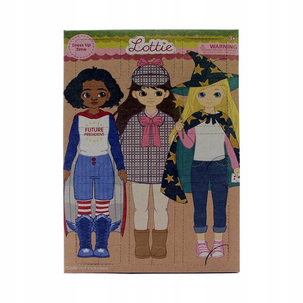 3er-Set Lottie Dress Up Party-Puppenkleidung für Kinder ab 3 Jahren