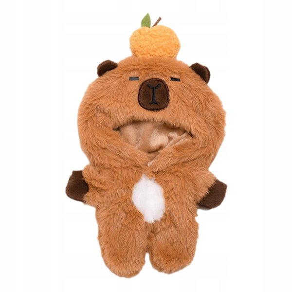 Pluszowe ubranka dla lalek 20cm na prezent urodzinowy dla dzieci Cartoon Capibara