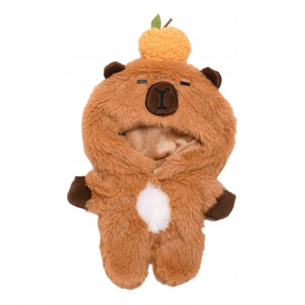 Pluszowe ubranka dla lalek 20cm na prezent urodzinowy dla dzieci Cartoon Capibara