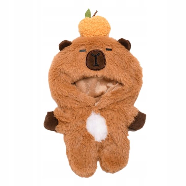 Pluszowe ubranka dla lalek 20cm na prezent urodzinowy dla dzieci Cartoon Capibara