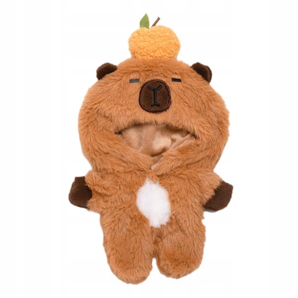 Pluszowe ubranka dla lalek 20cm na prezent urodzinowy dla dzieci Cartoon Capibara