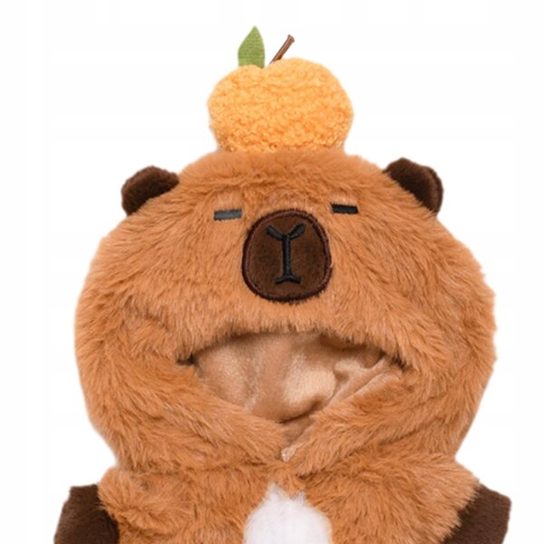 Pluszowe ubranka dla lalek 20cm na prezent urodzinowy dla dzieci Cartoon Capibara