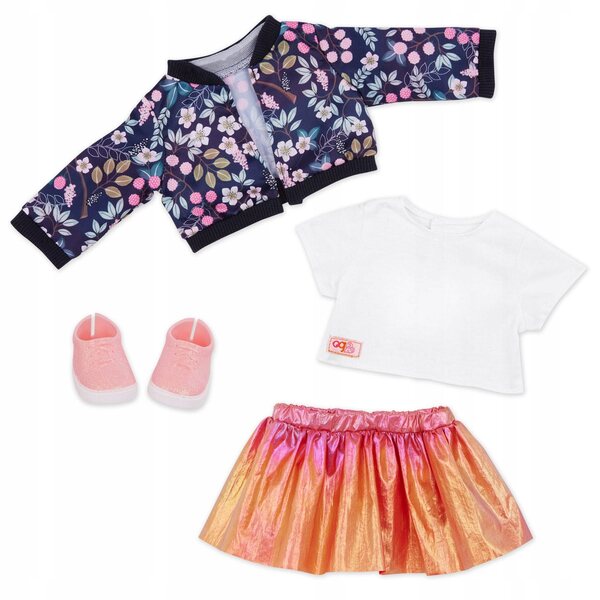 Our Generation Bloomy Blossom Set Abiti per Bambole 46cm con Bomber Kwiecista