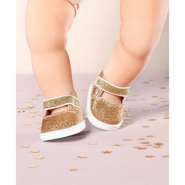 Baby Annabell Scarpe Dorate e Inserti per Bambole 43 cm – Accessori Originali