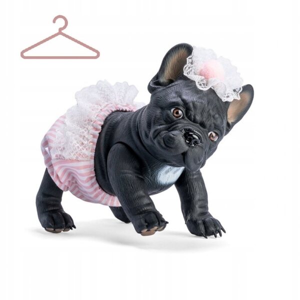 Set abbigliamento per cane Lily e Nono ASI 3617240 con pizzo bianco-rosa