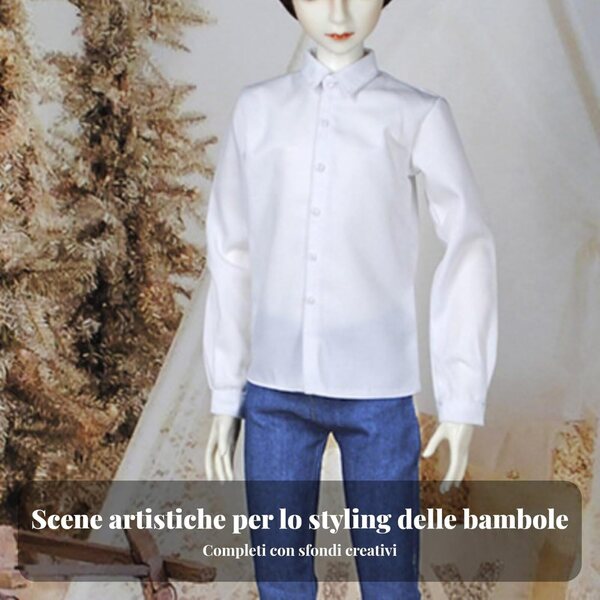 Handgefertigtes Outfit für eine männliche 1/3-BJD-Puppe, hochwertige Hemden und Hosen