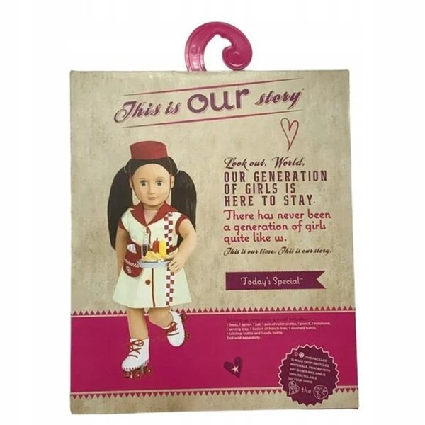 Our Generation Today's Special Deluxe Outfit abbigliamento retro per bambole 48 cm