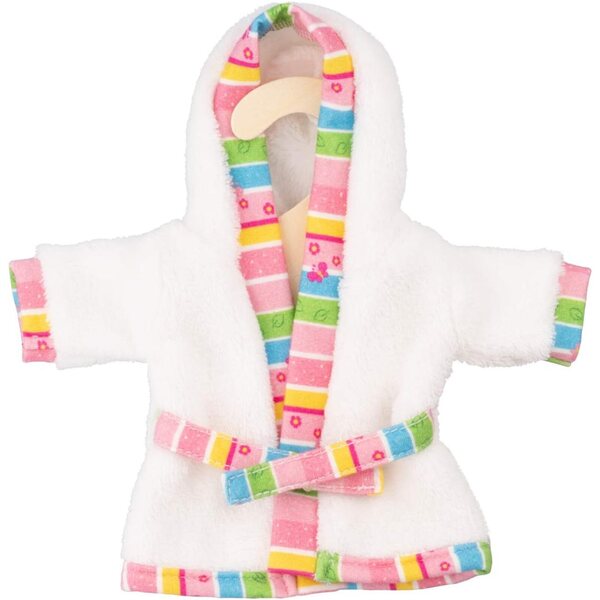 Bademantel für Puppen 20-28 cm Heless 9777, Kunststoff- und Stoffmaterial