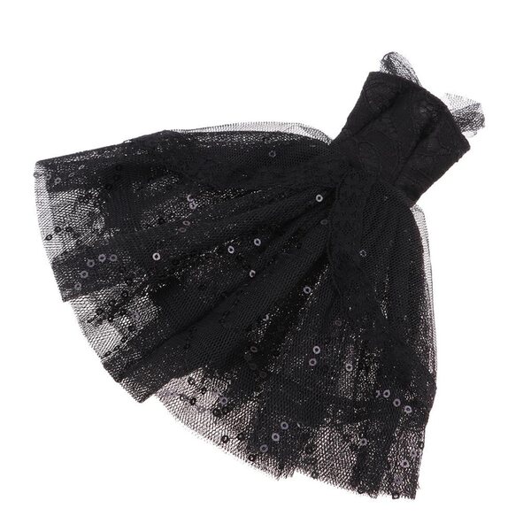 Elegantes Abendkleid für 12 1/6-Zoll-Puppen mit Spitzendetails