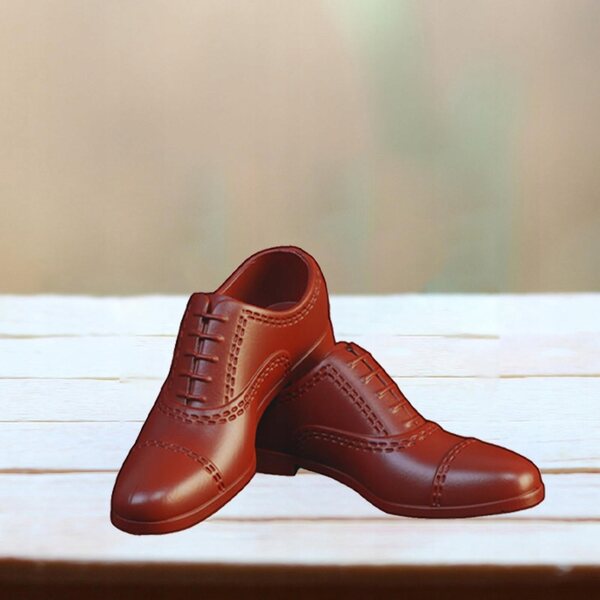 Miniature Scarpe Uomo per Figurine Collezionabili Scala 1/6 Marroni Moda