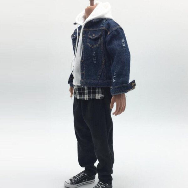 1/6 Kleidung für 12'' Figuren: Cowboyjacke, Freizeithose und Pullover