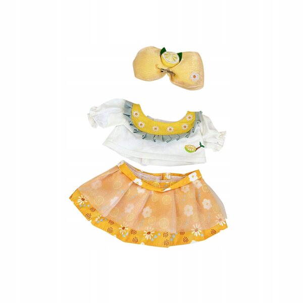 Bekleidungsset für 38-cm-Puppen mit buntem Hemd und Rock für Mädchen