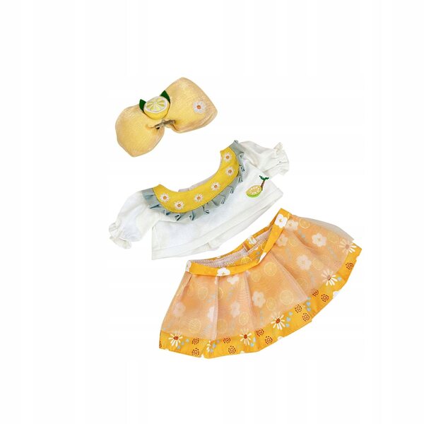 Bekleidungsset für 38-cm-Puppen mit buntem Hemd und Rock für Mädchen