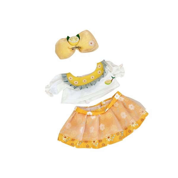 Bekleidungsset für 38-cm-Puppen mit buntem Hemd und Rock für Mädchen