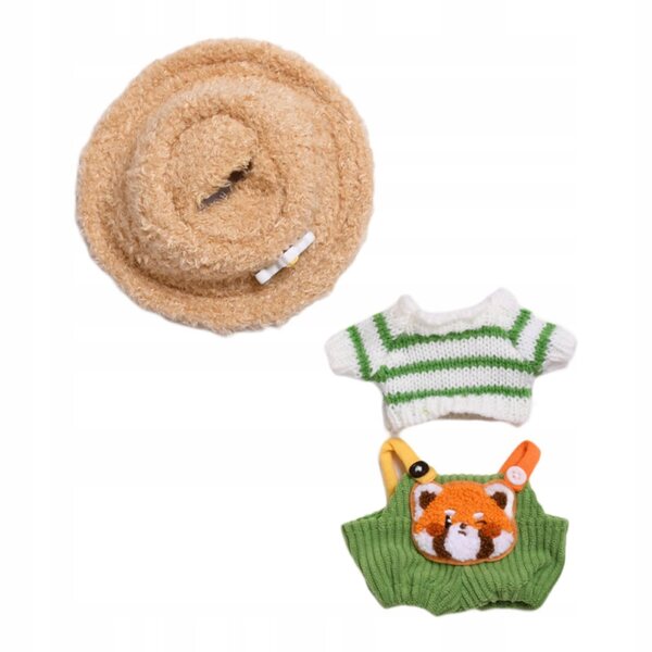 Bekleidungsset für Puppen 15–17 cm mit Pullover, Hose und Mütze