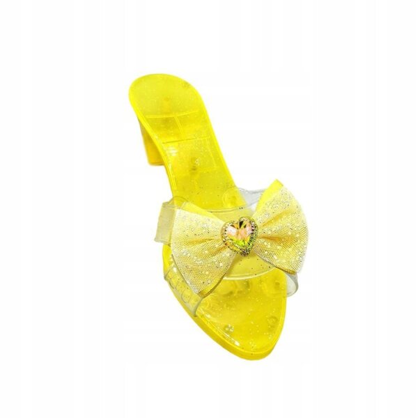 Slip on Princess Shoes Sandali con zeppa gialli, calzature leggere per bambini