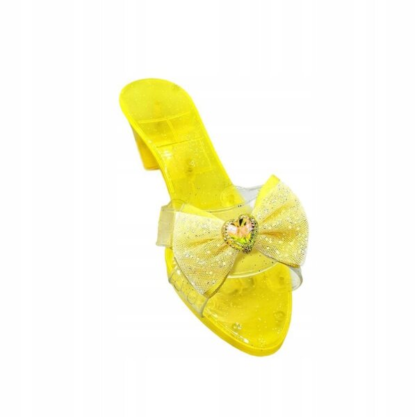 Slip on Princess Shoes Sandali con zeppa gialli, calzature leggere per bambini