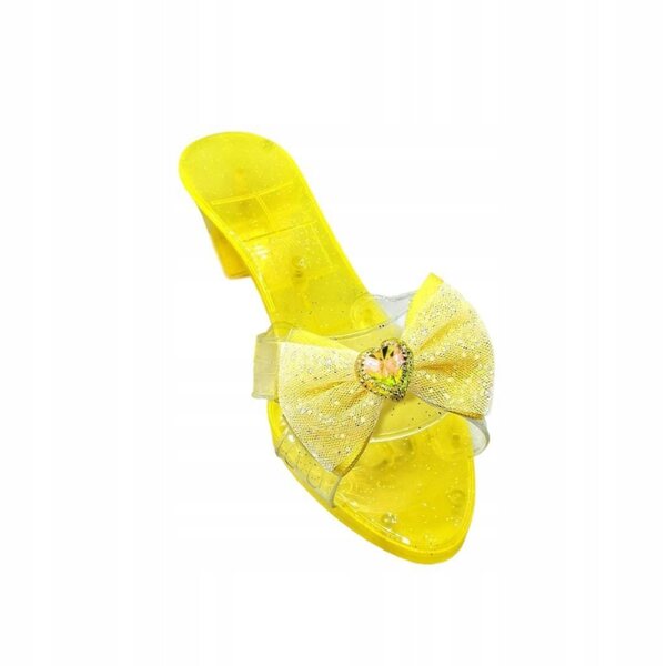 Slip on Princess Shoes Sandali con zeppa gialli, calzature leggere per bambini