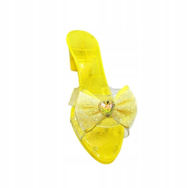 Slip on Princess Shoes Sandali con zeppa gialli, calzature leggere per bambini