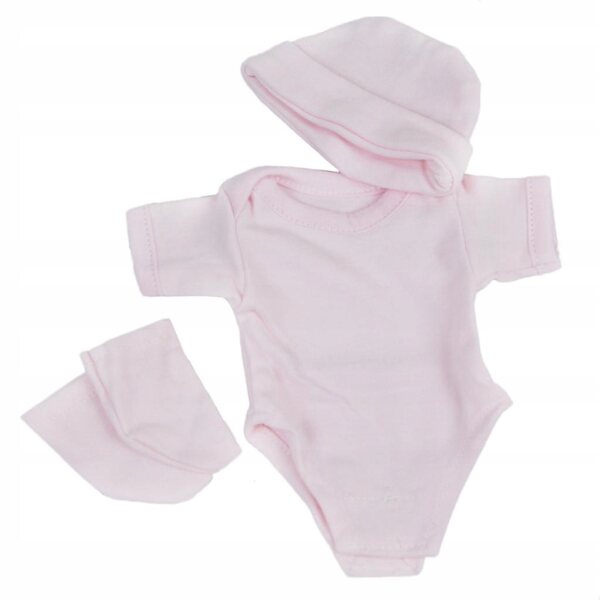 Set abbigliamento rosa per bambola Reborn Baby Girl 10-11 pollici