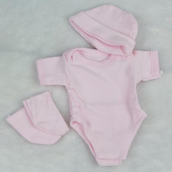 Set abbigliamento rosa per bambola Reborn Baby Girl 10-11 pollici