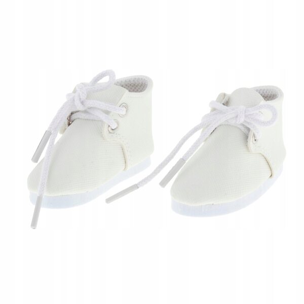 Scarpe moda per bambole 3 punti in pelle PU rosa, fatte a mano, 7x3 cm