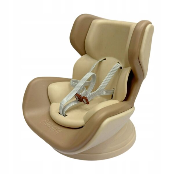 Fotelino per bambole 17 cm decorazione veicolo light coffee in materiale sicuro PP