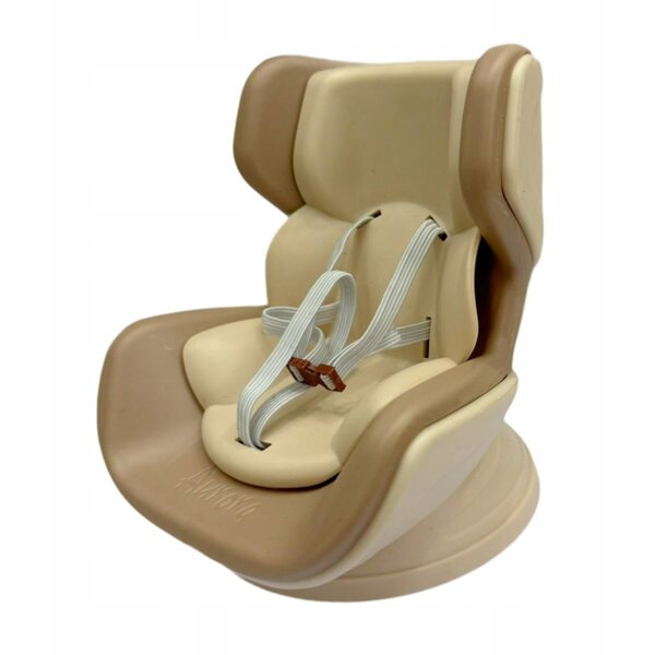 Fotelino per bambole 17 cm decorazione veicolo light coffee in materiale sicuro PP