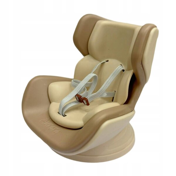 Fotelino per bambole 17 cm decorazione veicolo light coffee in materiale sicuro PP
