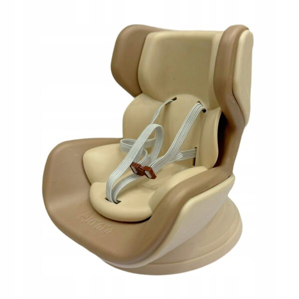 Fotelino per bambole 17 cm decorazione veicolo light coffee in materiale sicuro PP