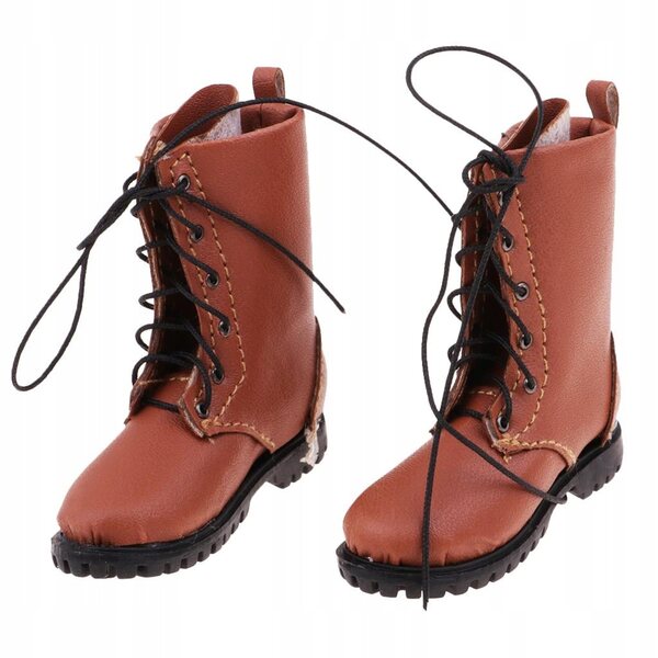 1/6 Holzschuhe für 12'' Figuren – hochwertige Soldatenstiefel