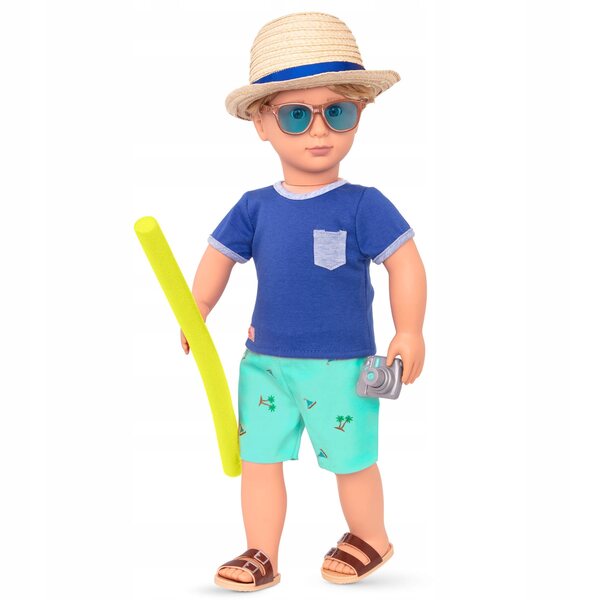 Our Generation: Set abiti da spiaggia per bambola maschio 46 cm DELUXE