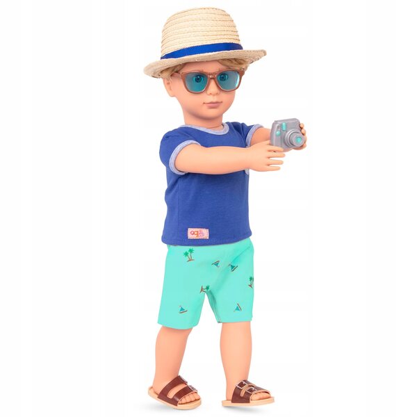 Our Generation: Set abiti da spiaggia per bambola maschio 46 cm DELUXE