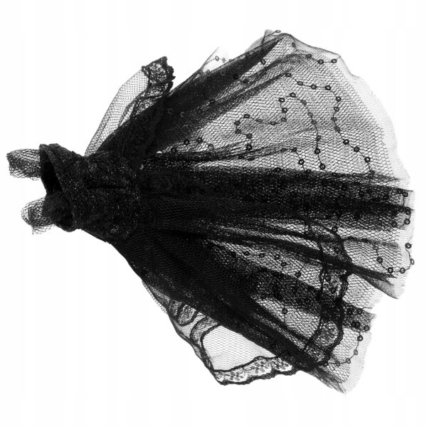 Elegantes schwarzes Tutu-Kleid für Puppen, perfekt für besondere Anlässe und zum Spielen