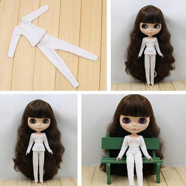 Pyjama-Set im Maßstab 1:6 für Blythe, Azone und ähnliche Puppen