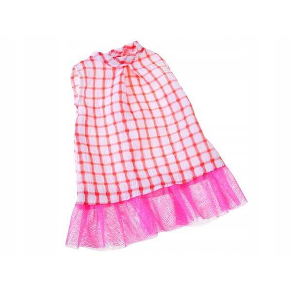 Rosafarbenes Kleidungsset für 36–40 cm große Puppen mit Kleid, Mantel und Hut