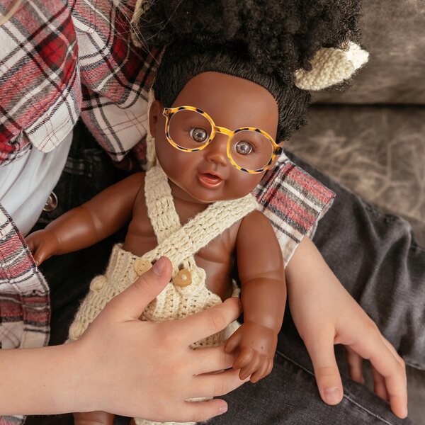Goldene Brillen für Puppen – Mode- und DIY-Accessoires aus langlebigem Kunststoff