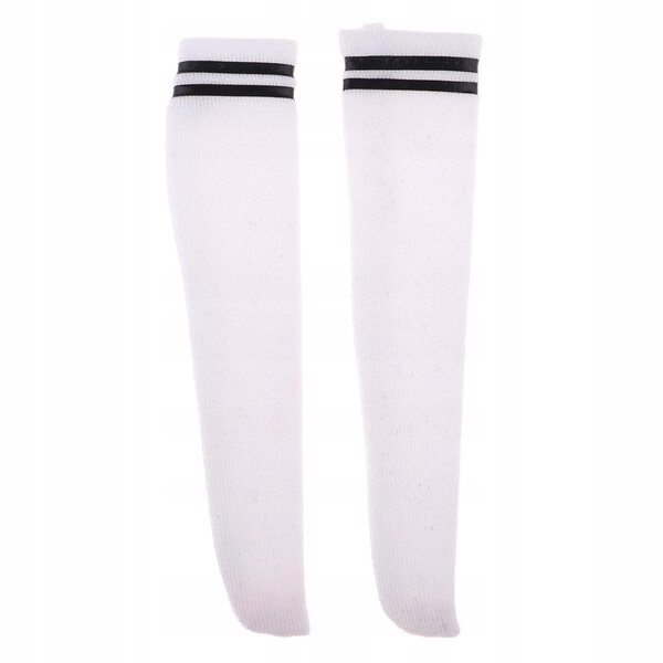 Calze bianche per figure femminili scala 1/6 10 cm - set da 10 pezzi